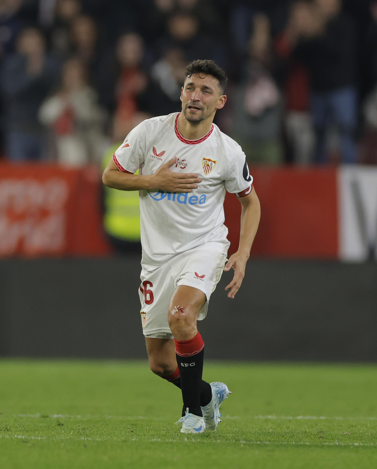 La despedida de Jesús Navas en imágenes