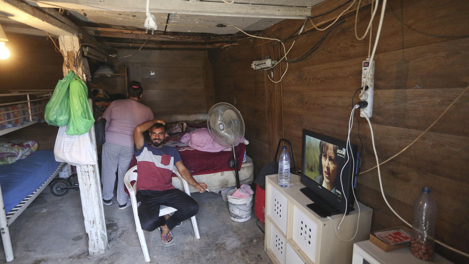 Una de las chabolas construida junto a las primeras casas de Los Asperones.
