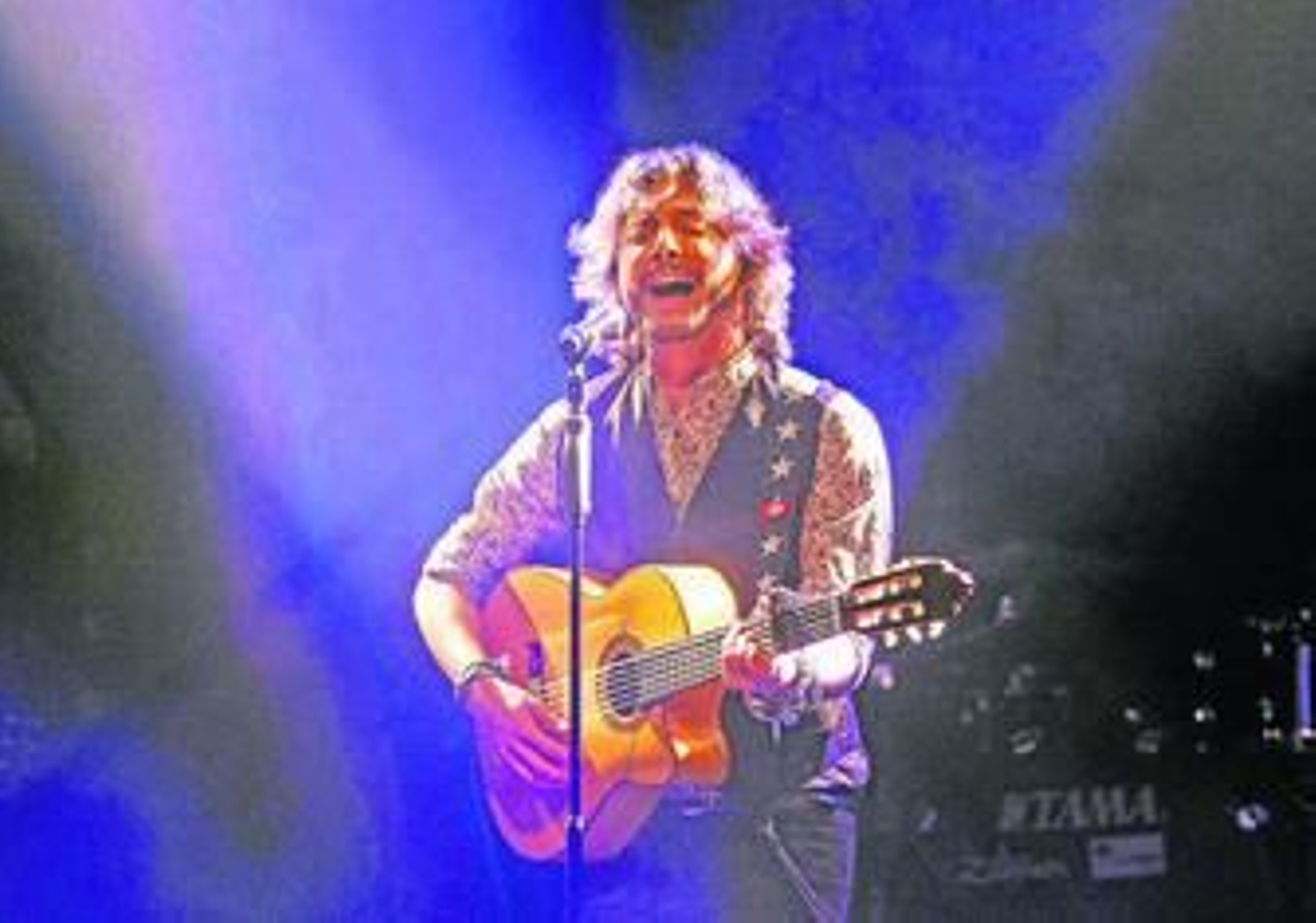 Un momento de la puesta en escena del artista onubense este fin de semana en el Villamarta.