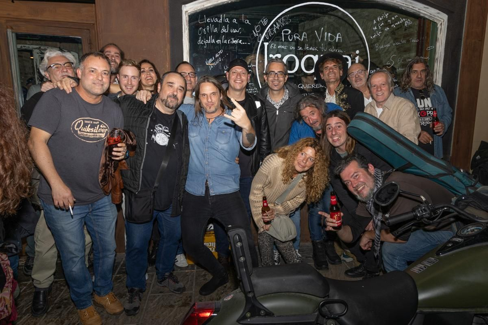 Homenaje a Antonio Jaén en la sala de conciertos que fundó en la ciudad.