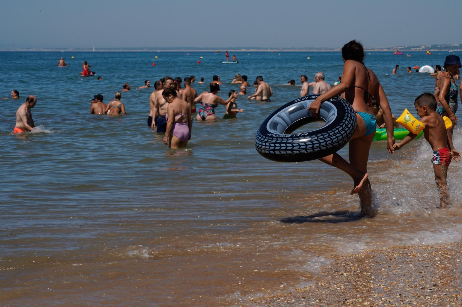 Imágenes de las playas de Huelva el sábado 17 de agosto