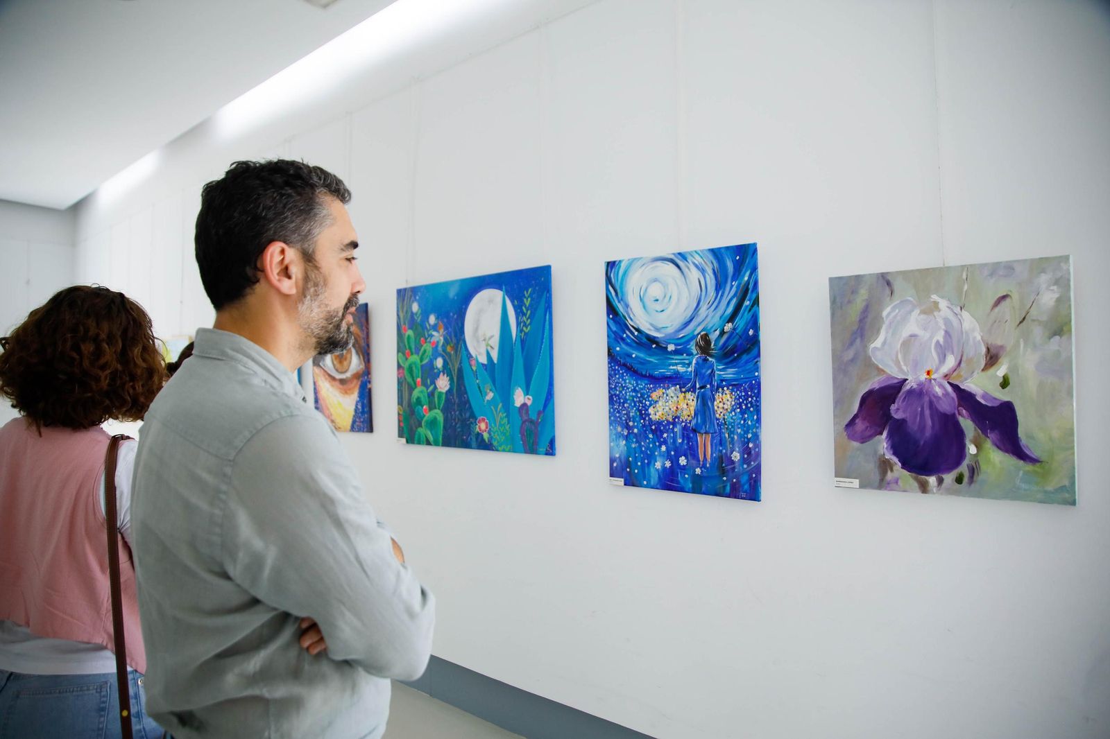 Exposición Arte Pintura de la sala Jairán, en imágenes