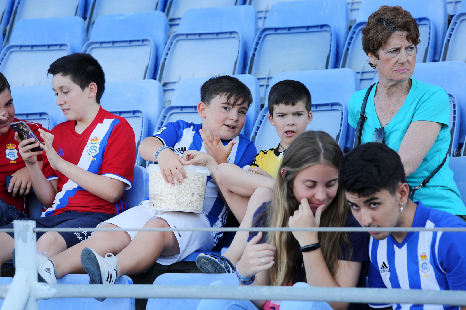 Primer entrenamiento del Recre en imágenes