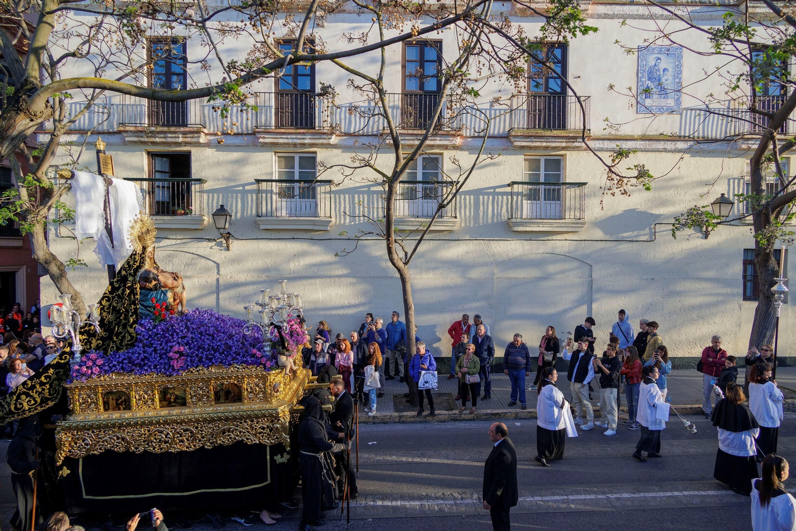 Imágenes de la cofradía del Caminito de la Semana Santa de Cádiz 2023