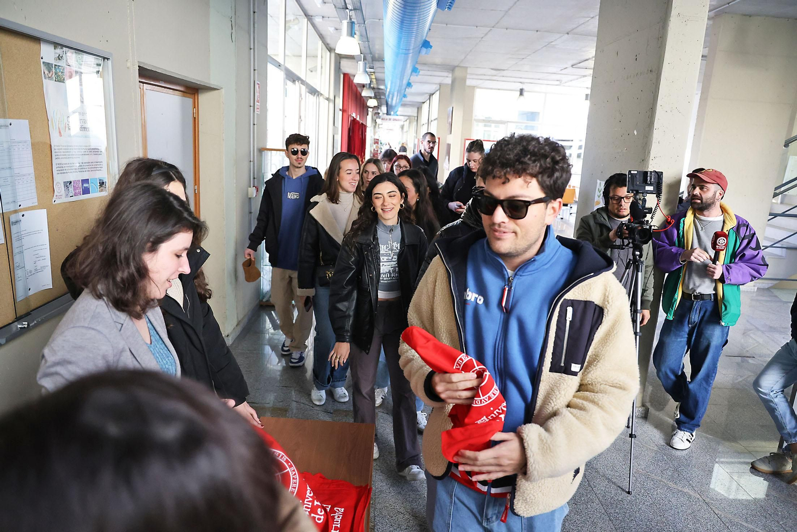 Imágenes de la bienvenida a estudiantes Erasmus de la Universidad de Huelva
