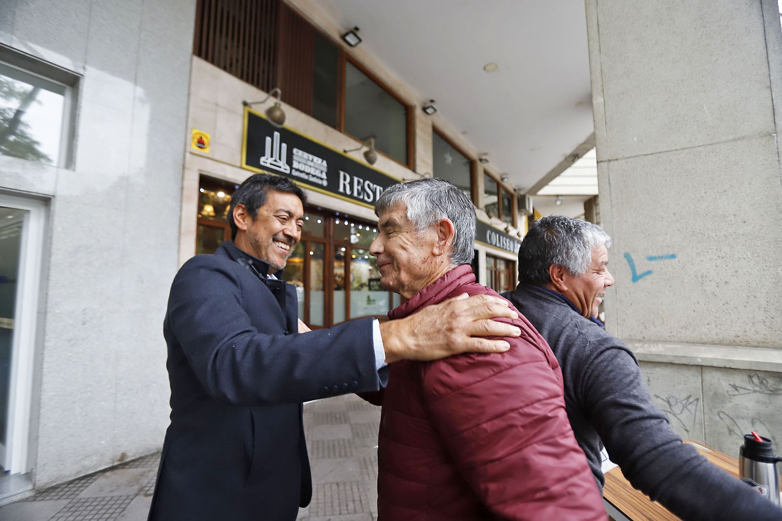 Imágenes de la emotiva visita de Luzardo y Alzugaray a Huelva Información