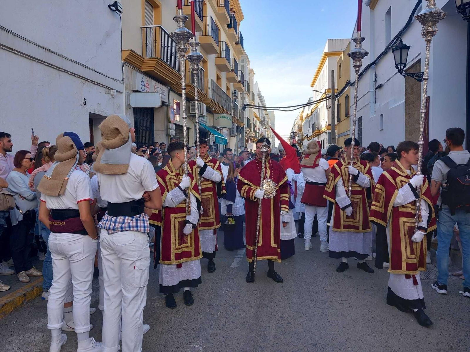 Las imágenes del Lunes Santo de Chiclana de la Semana Santa 2023: Perdón y Humildad y Paciencia