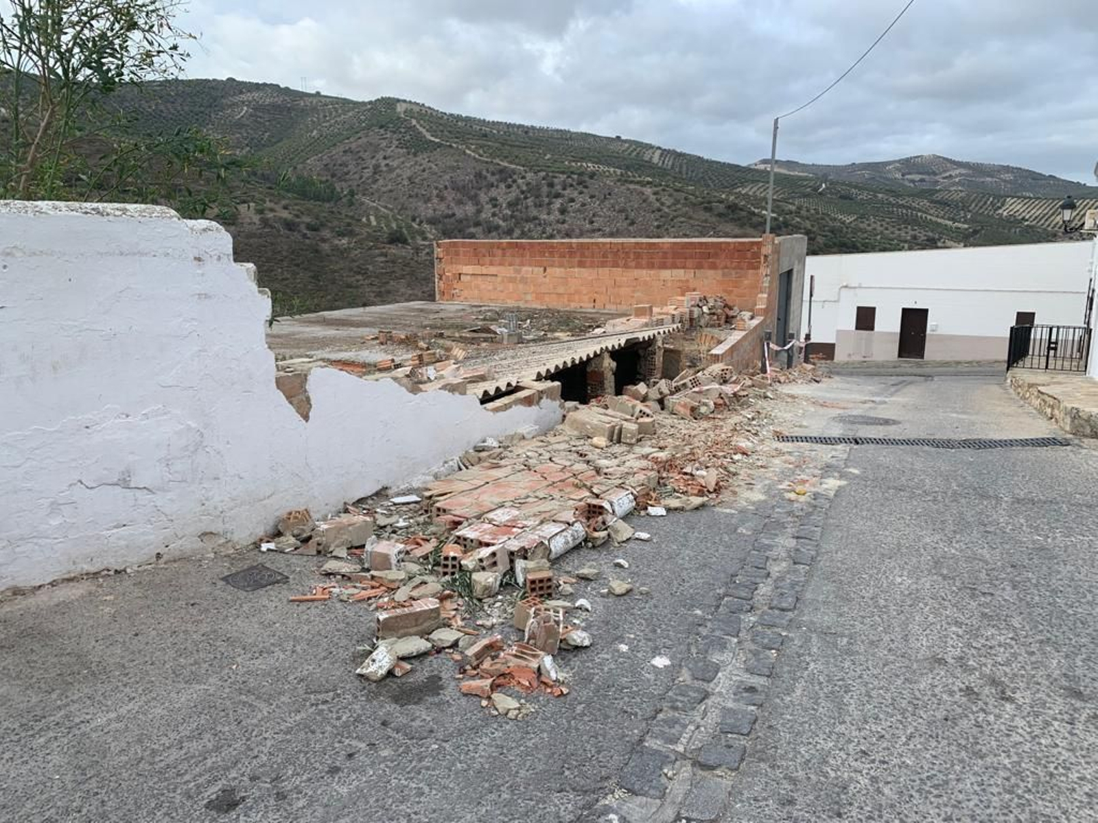 BAENA Las imágenes del paso de la borrasca Bernard por los pueblos de la provincia de Córdoba