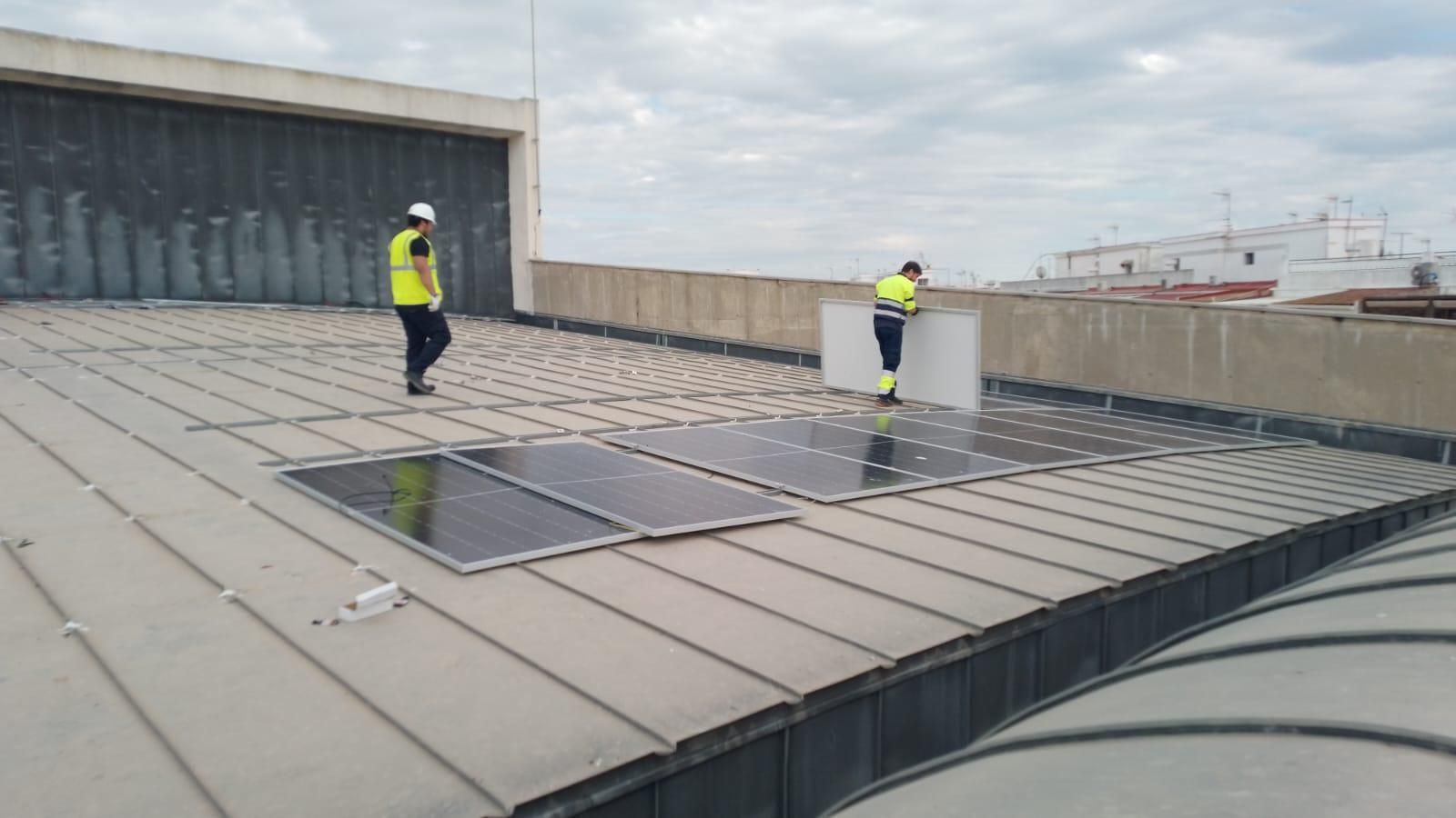 Arreglos en el Teatro del Mar de Punta Umbría.