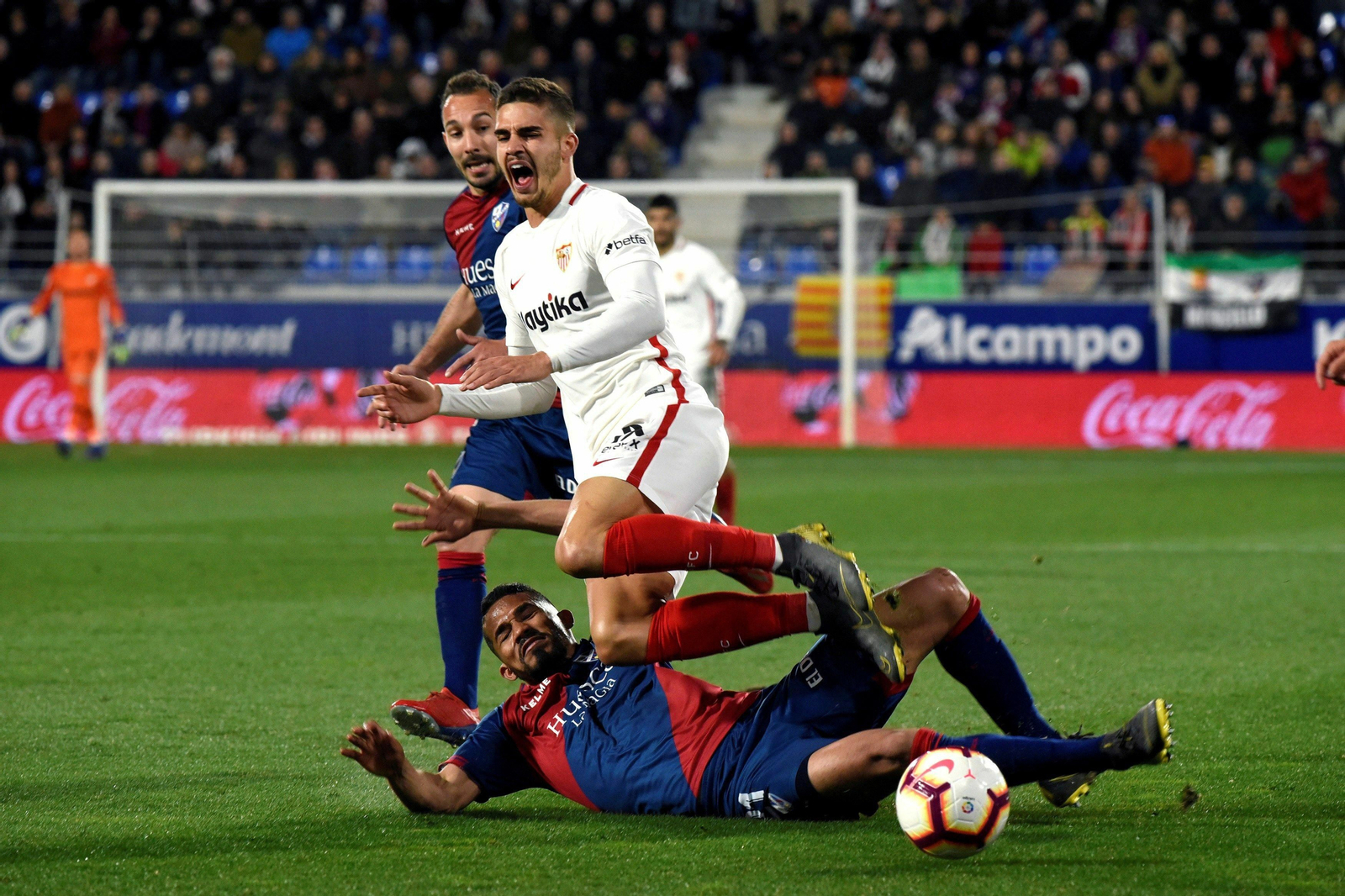 Las imágenes del Huesca-Sevilla
