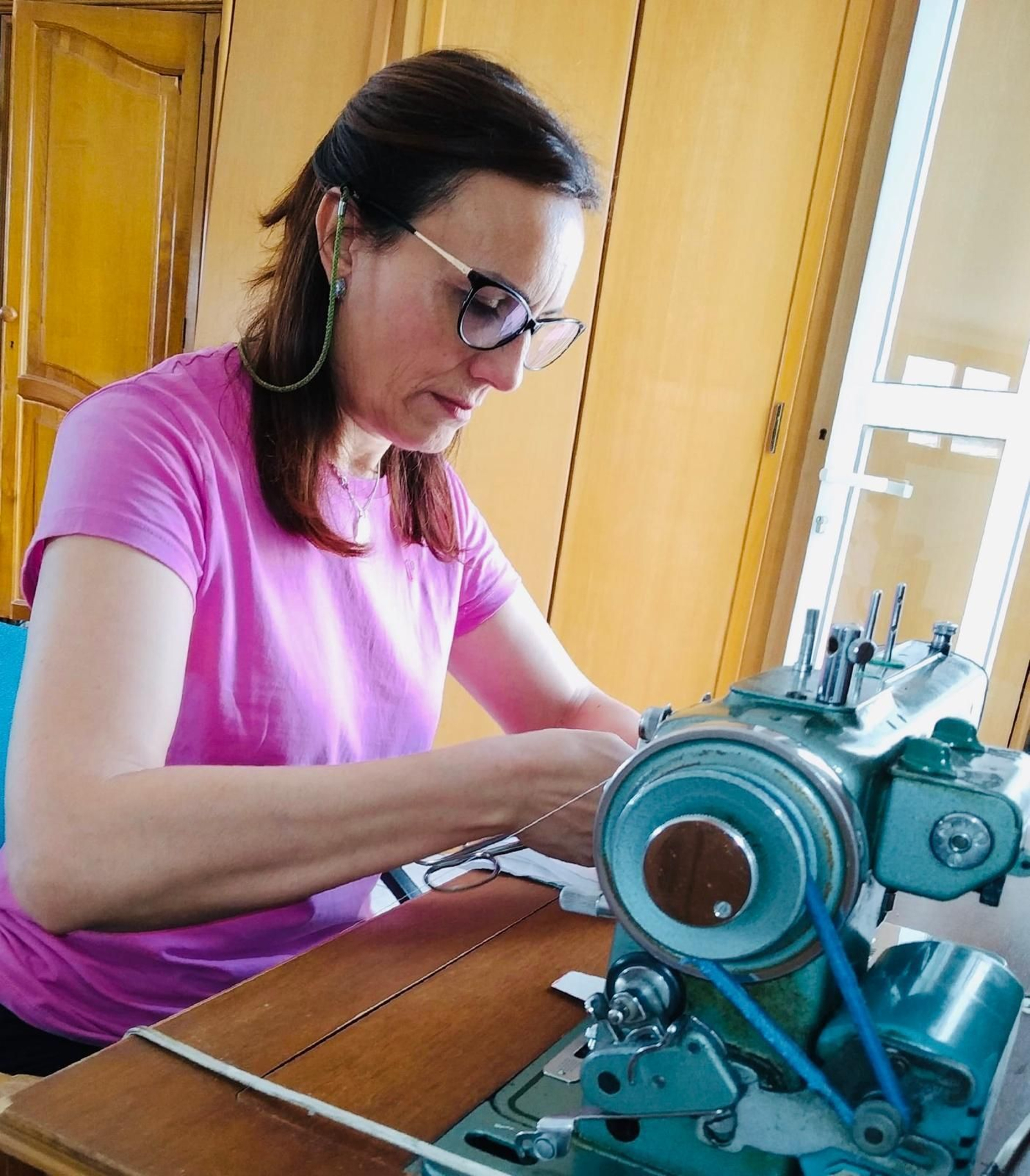 De Loli Pascual partió la idea de hacer las mascarillas caseras