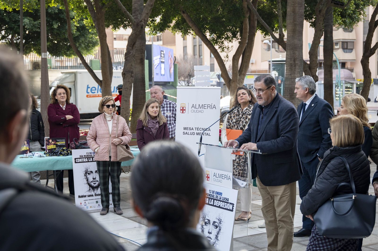 Las imágenes del acto por el Día Mundial Contra la Depresión
