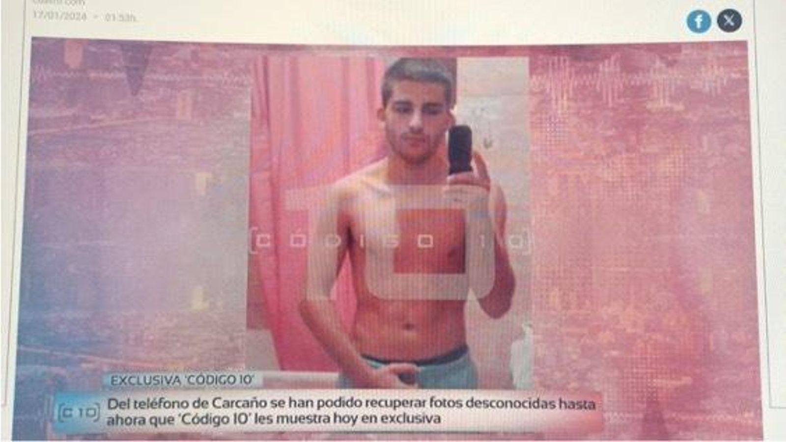 Una de las capturas incorporadas en el burofax enviado al juzgado.