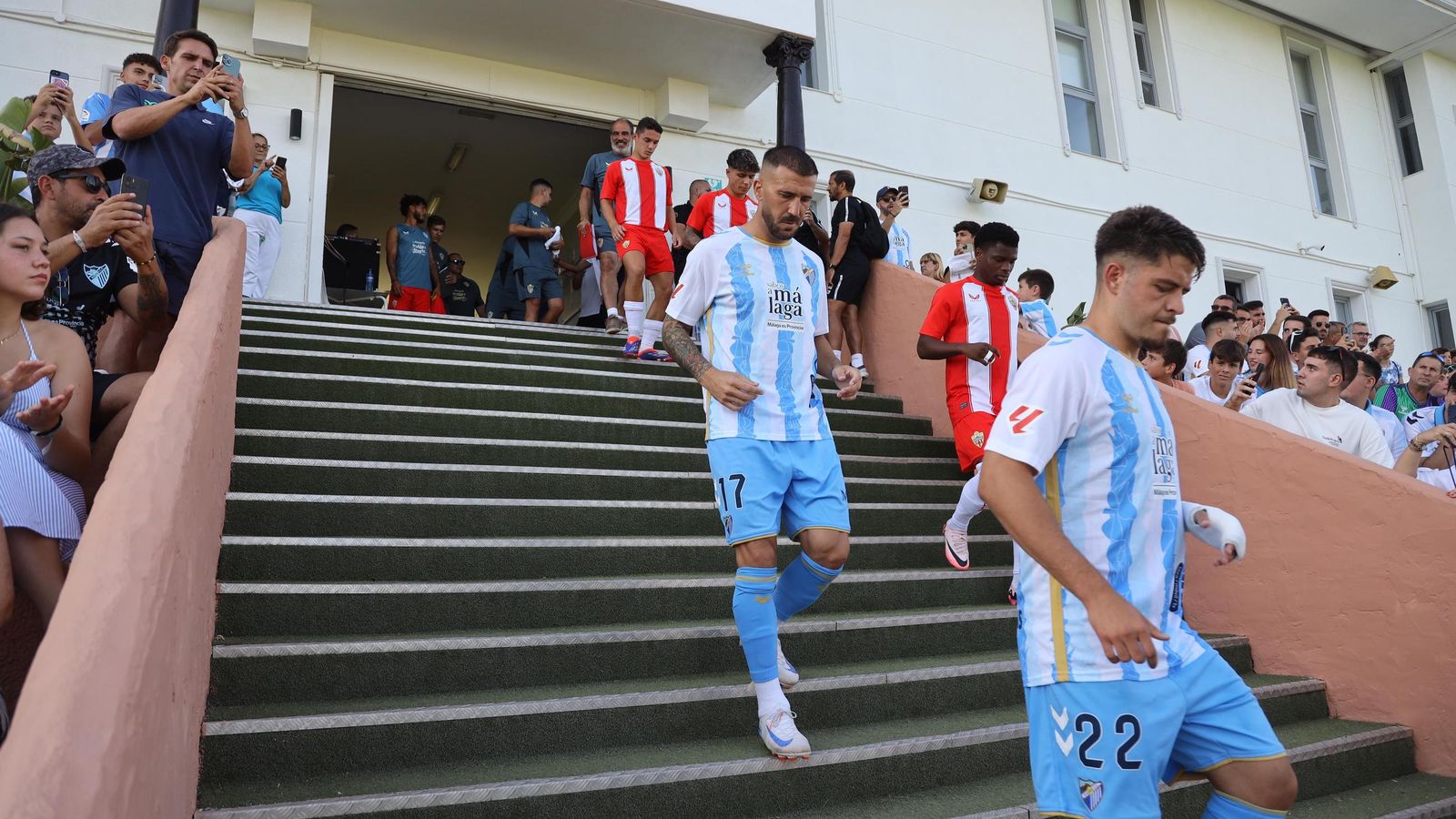 El Málaga CF - Almería de pretemporada, en fotos