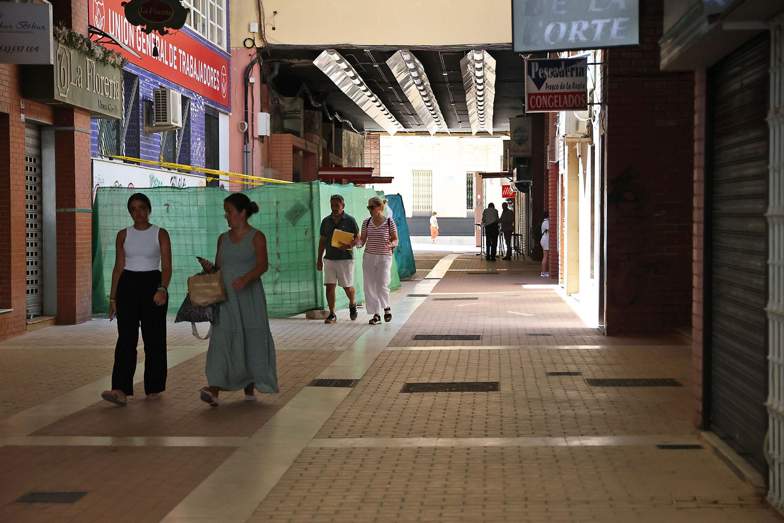 Pasaje Antonio Machado, punto de unión entre La Merced y el centro de la ciudad
