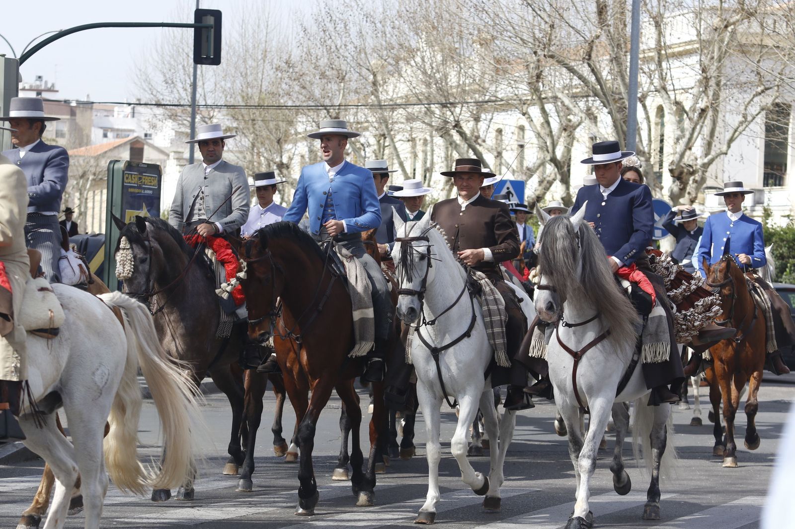 Participantes en una pasada edición de la Marcha Hípica.