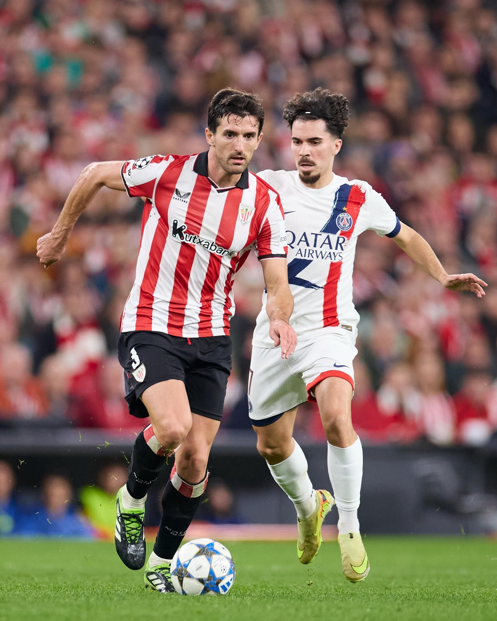 El Athletic Club-PSG, en imágenes