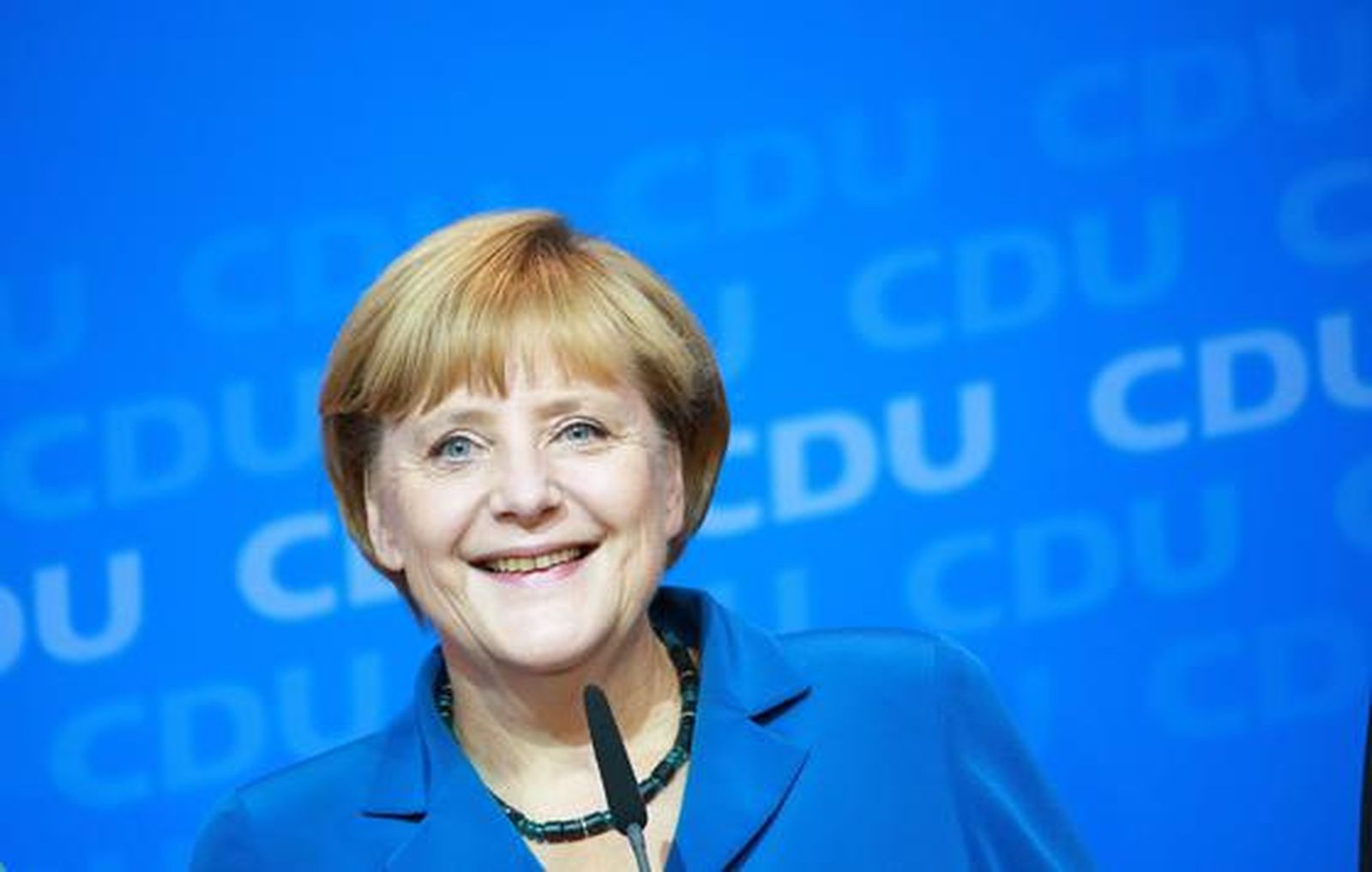 Angela Merkel celebra su victoria.

Foto: EFE