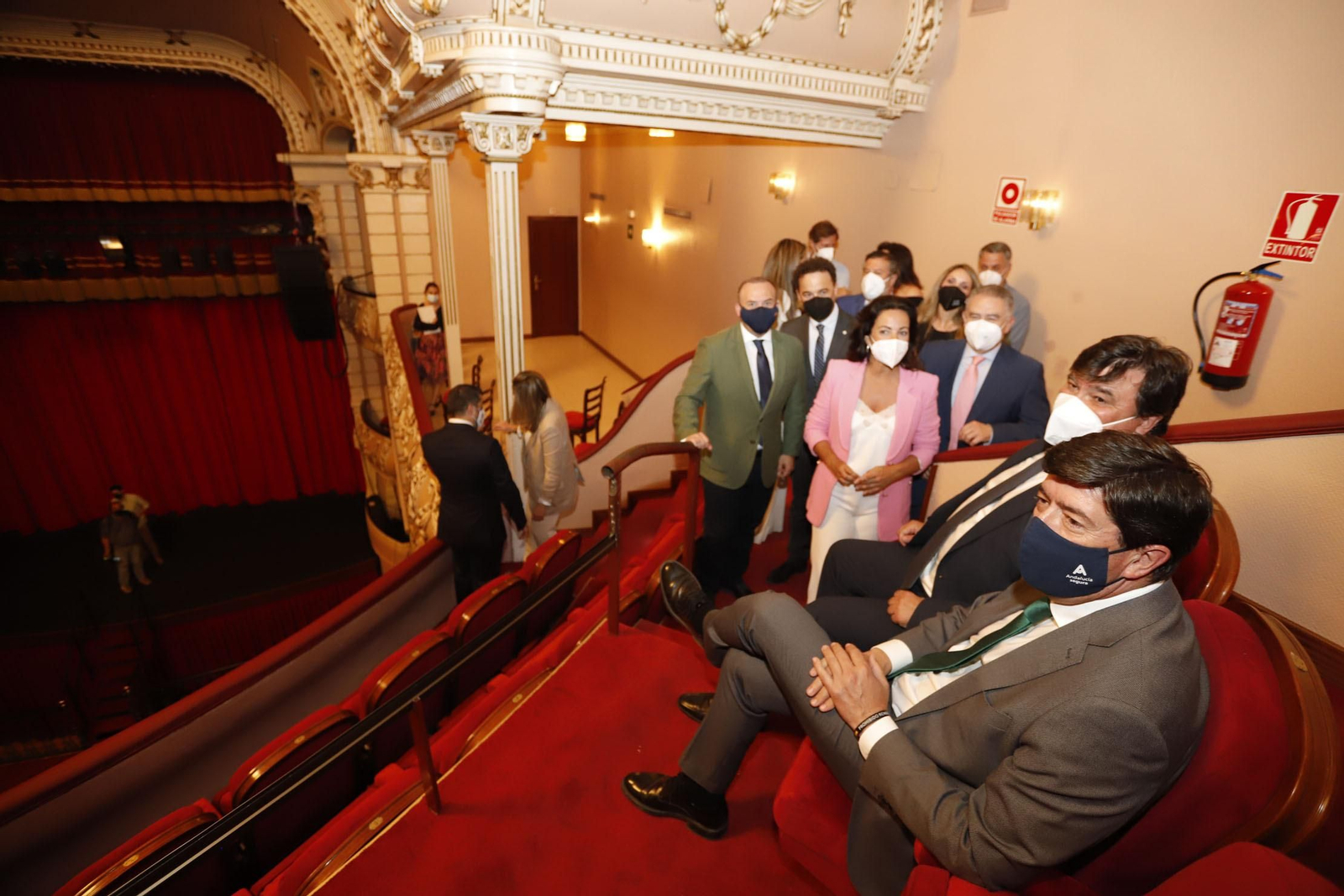 Imágenes la inauguración de la remodelación del Gran Teatro de Huelva