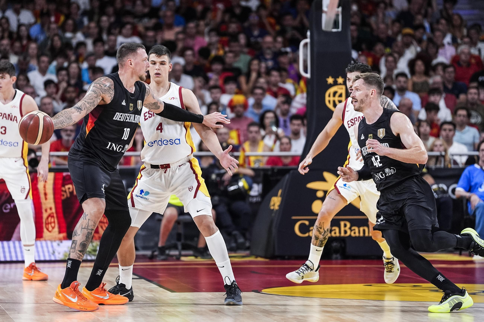 Las mejores fotos del España - Alemania de baloncesto