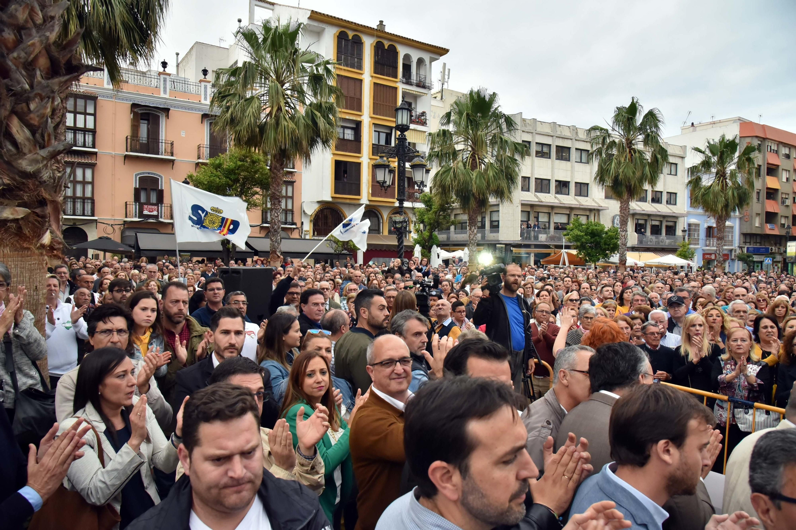 Las imágenes de la manifestación en la Plaza Alta de Algeciras