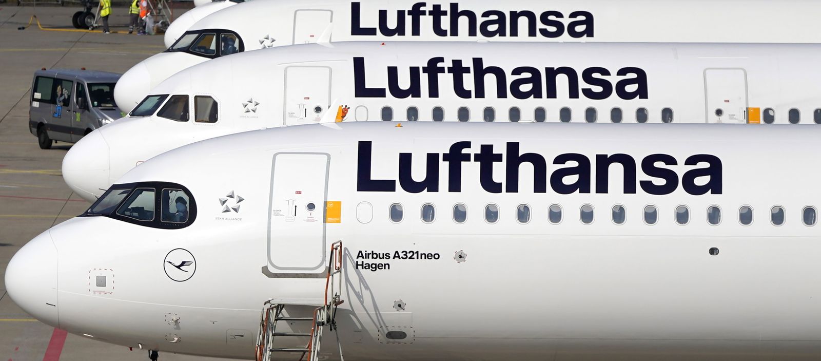 Aviones Lufthansa.