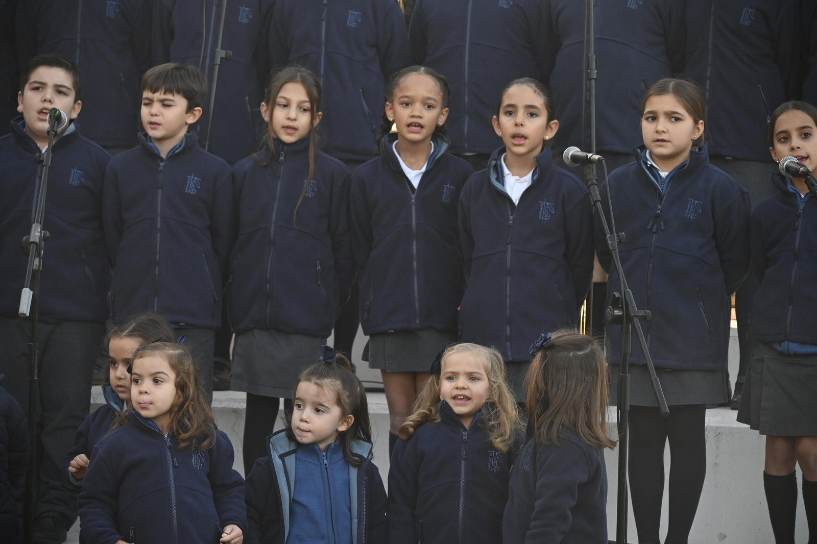 Alumbrado del Puerto de Huelva, en imágenes