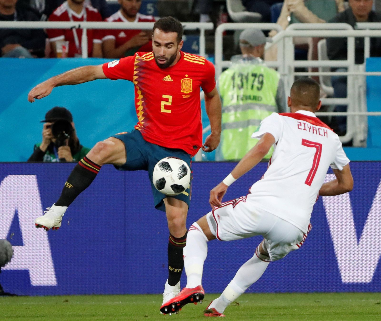 Las imágenes del España-Marruecos