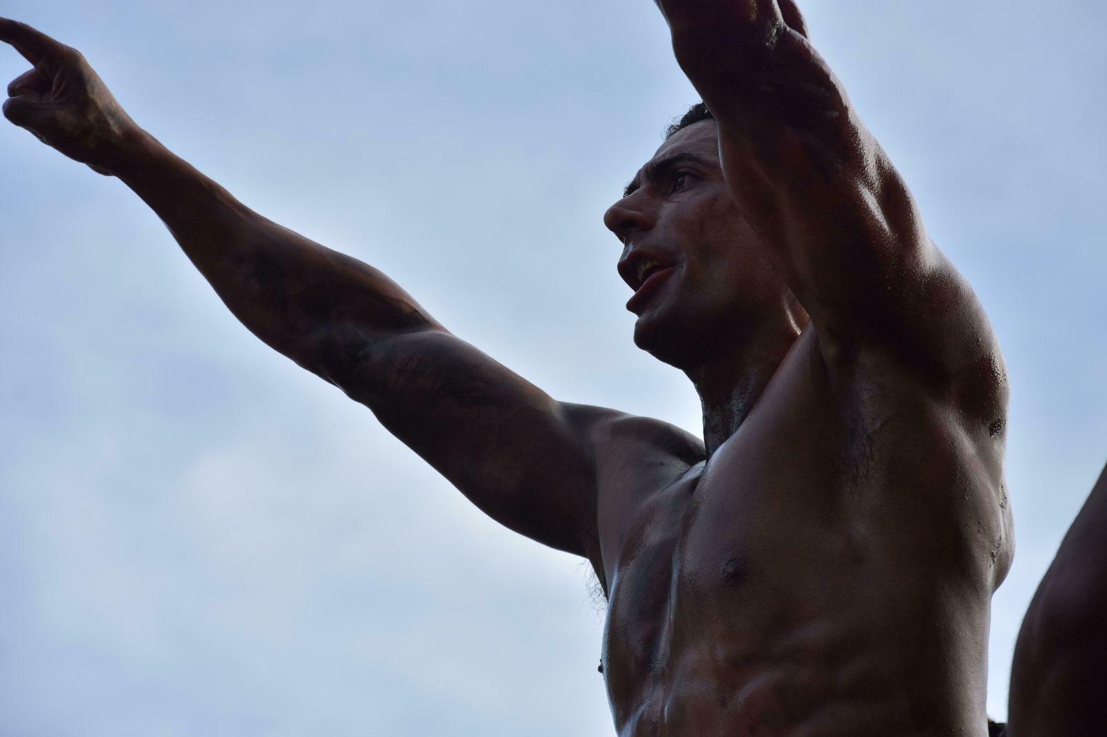 Imágenes del Cascamorras en Baza