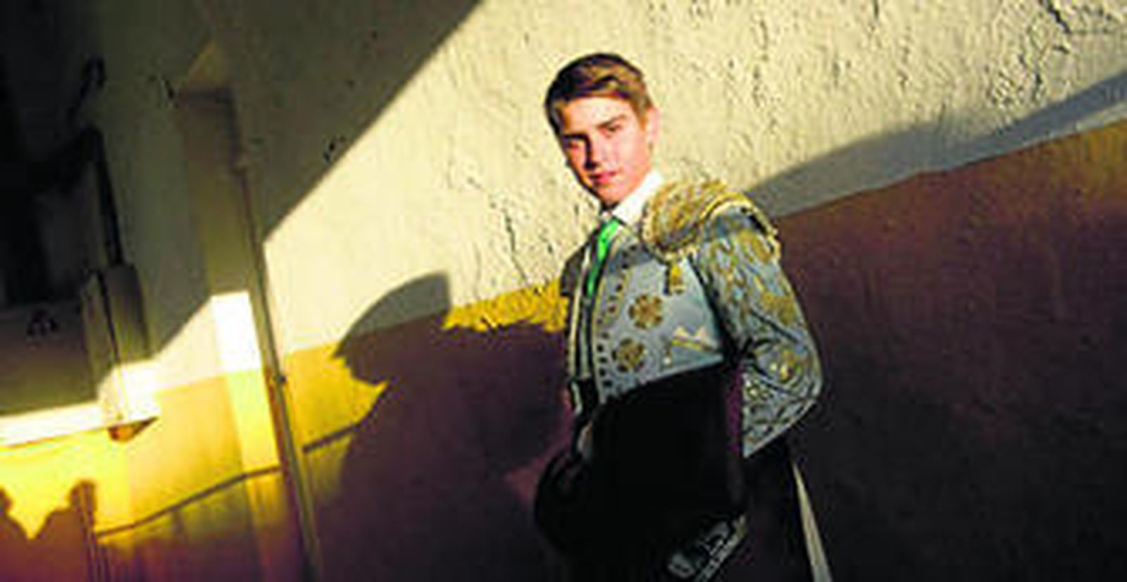 El novillero linense Miguel Pacheco.