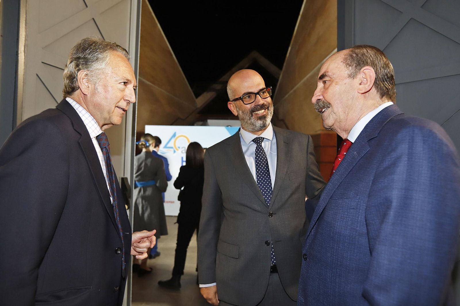 Imágenes de la recepción a los invitados a la gala del 40 aniversario de Huelva Información