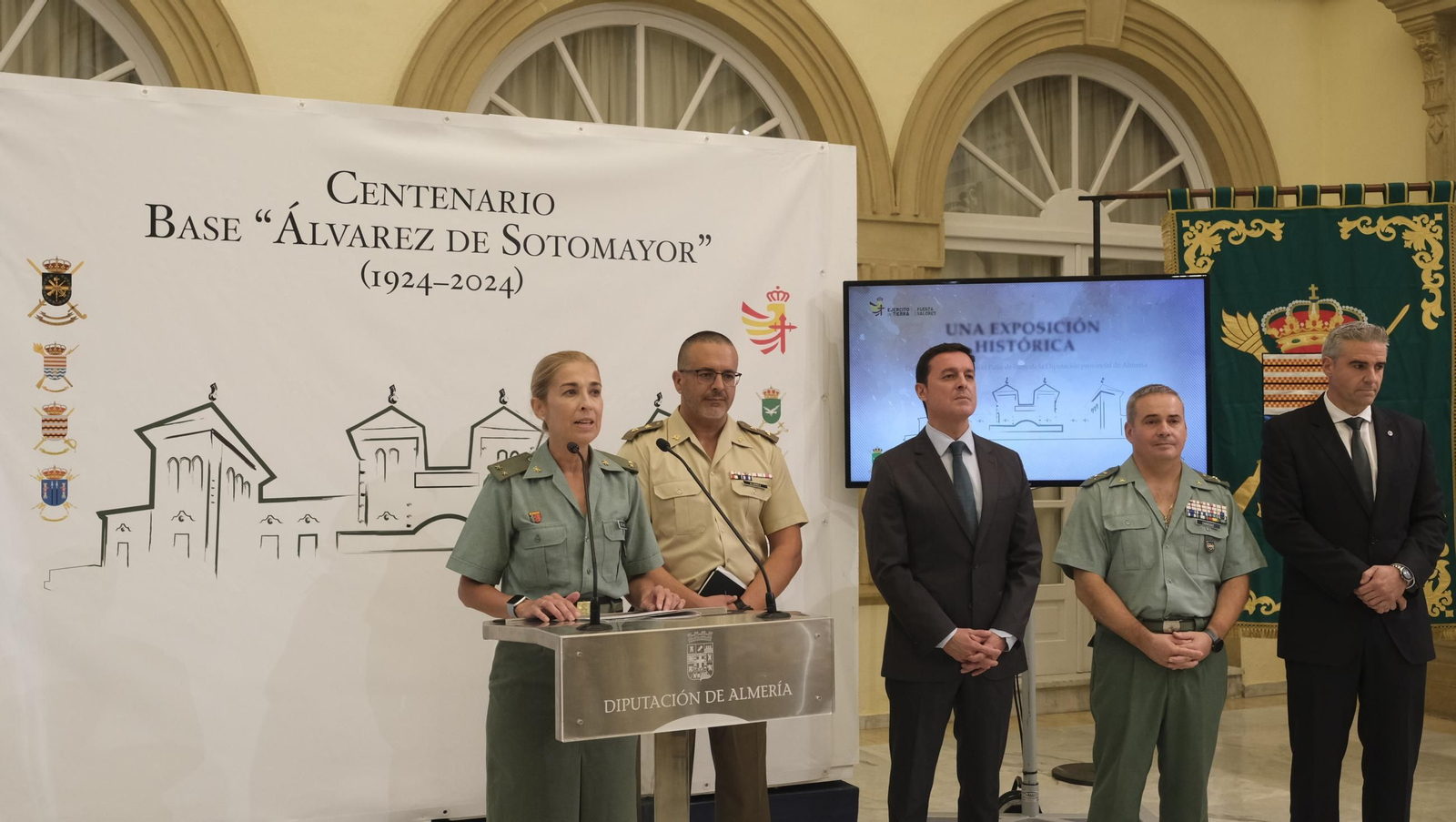 Imágenes del centenario de la Base del Ejército de Tierra "Álvarez de Sotomayor"