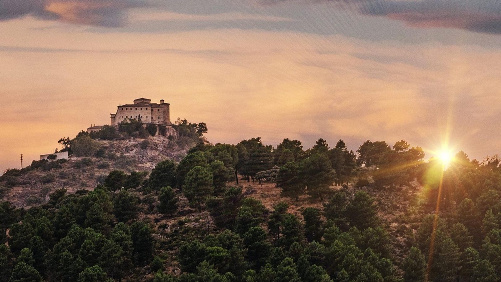Santuario de la Virgen de la Cabeza, en la Sierra de Andújar.