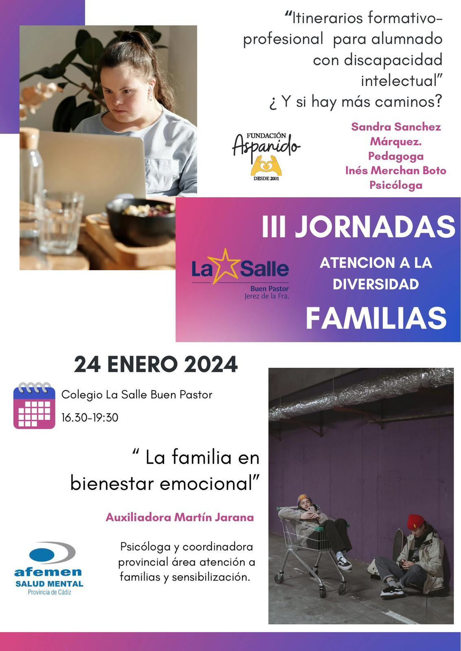 Cartel anunciador de las jornadas.