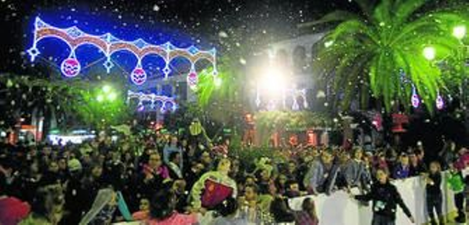 Lepe vive su gran nevada