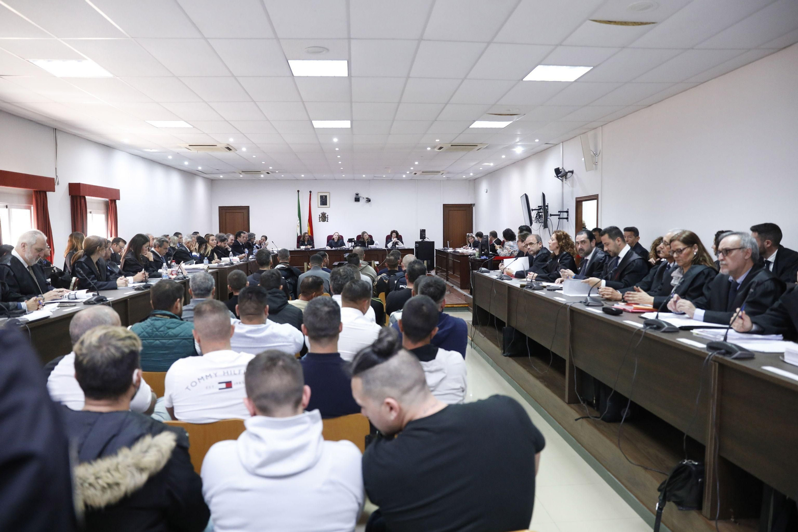 La sala de vistas, en la primera jornada del juicio a los Castaña. La sala de vistas, en la primera jornada del juicio a los Castaña.