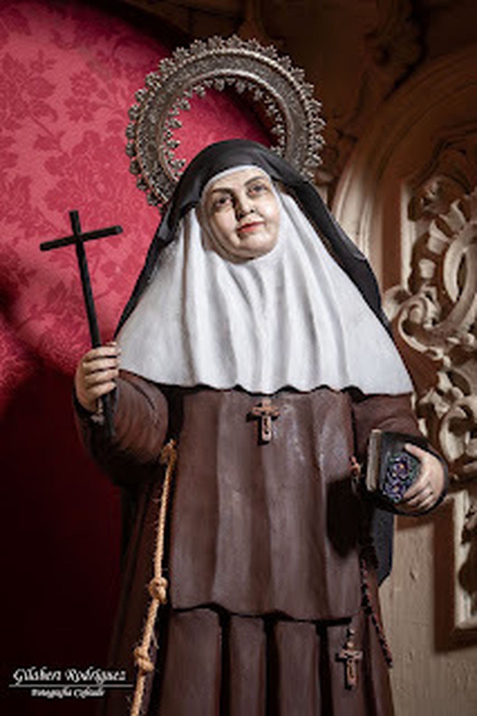 Una imagen de la talla de Santa Ángela de la Cruz.