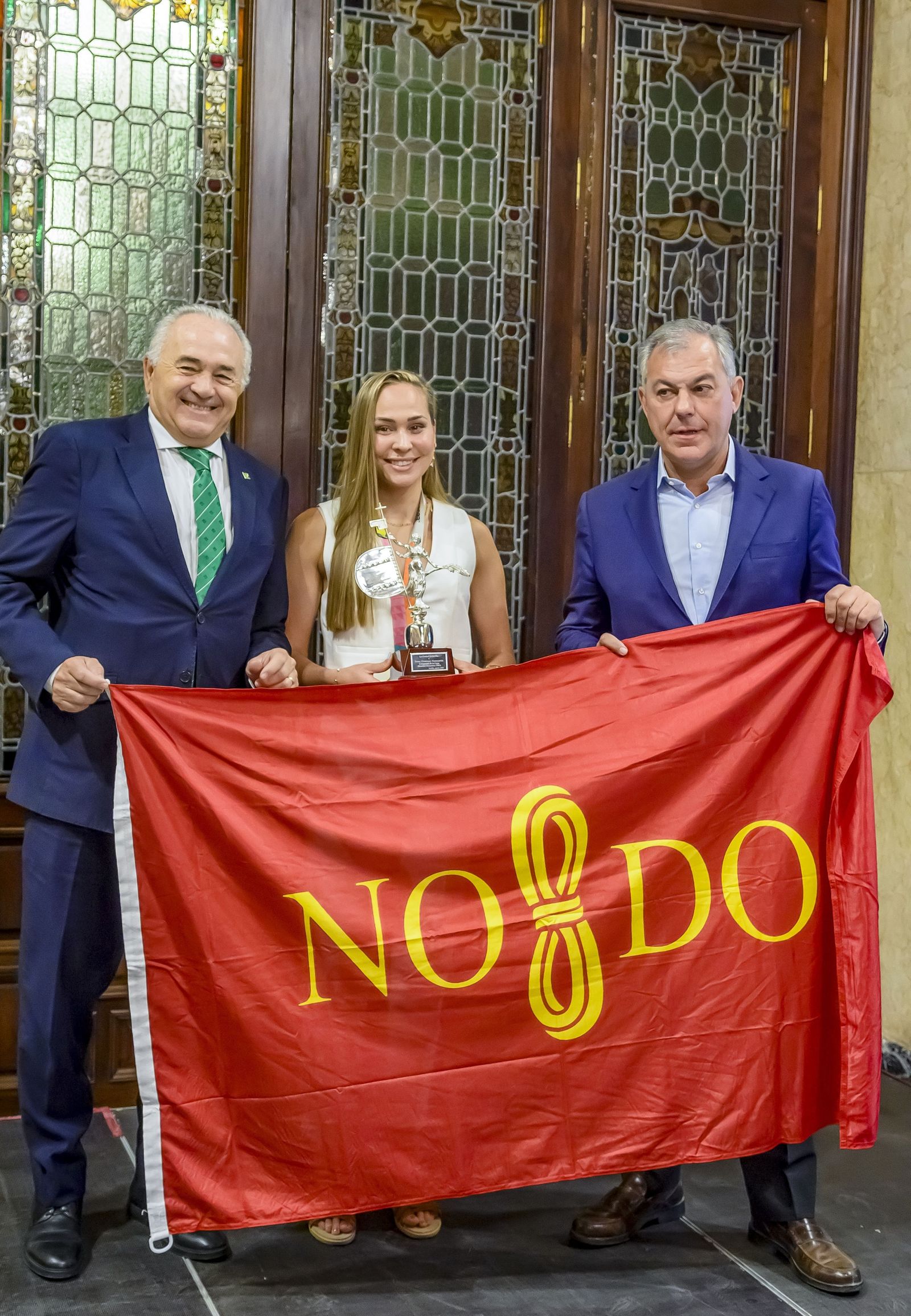 Las fotos de la recepción del alcalde a Irene Guerrero