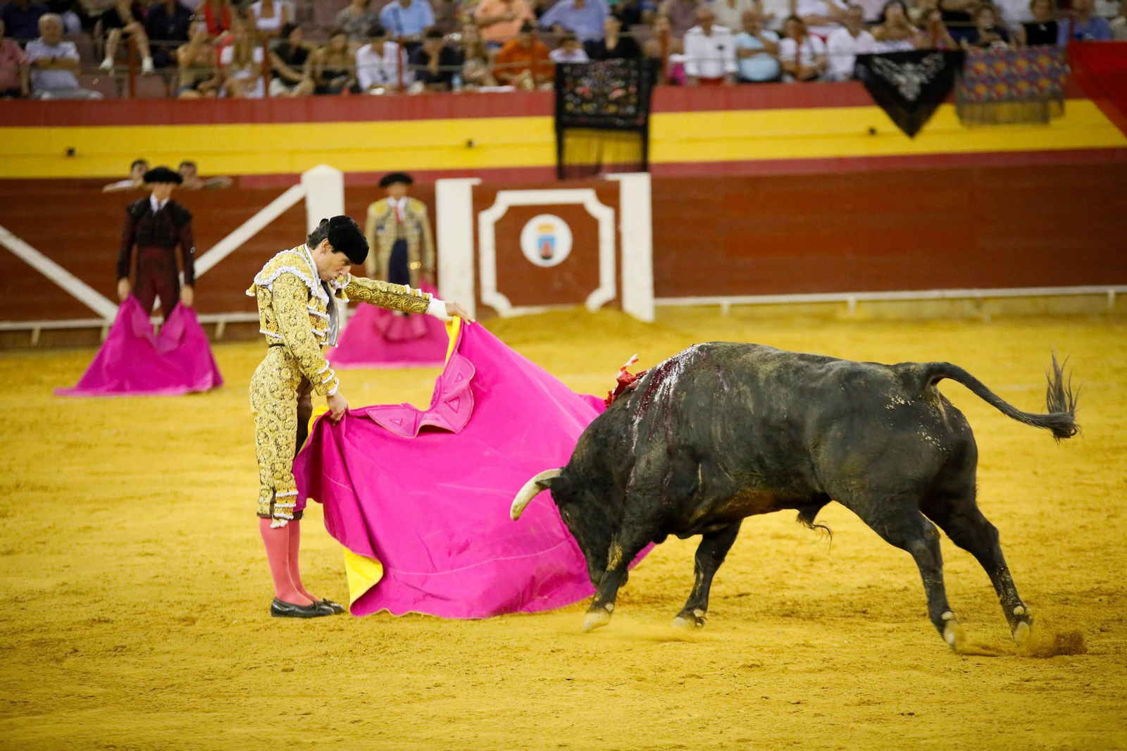 Imágenes de la corrida de toros en Roquetas de Mar