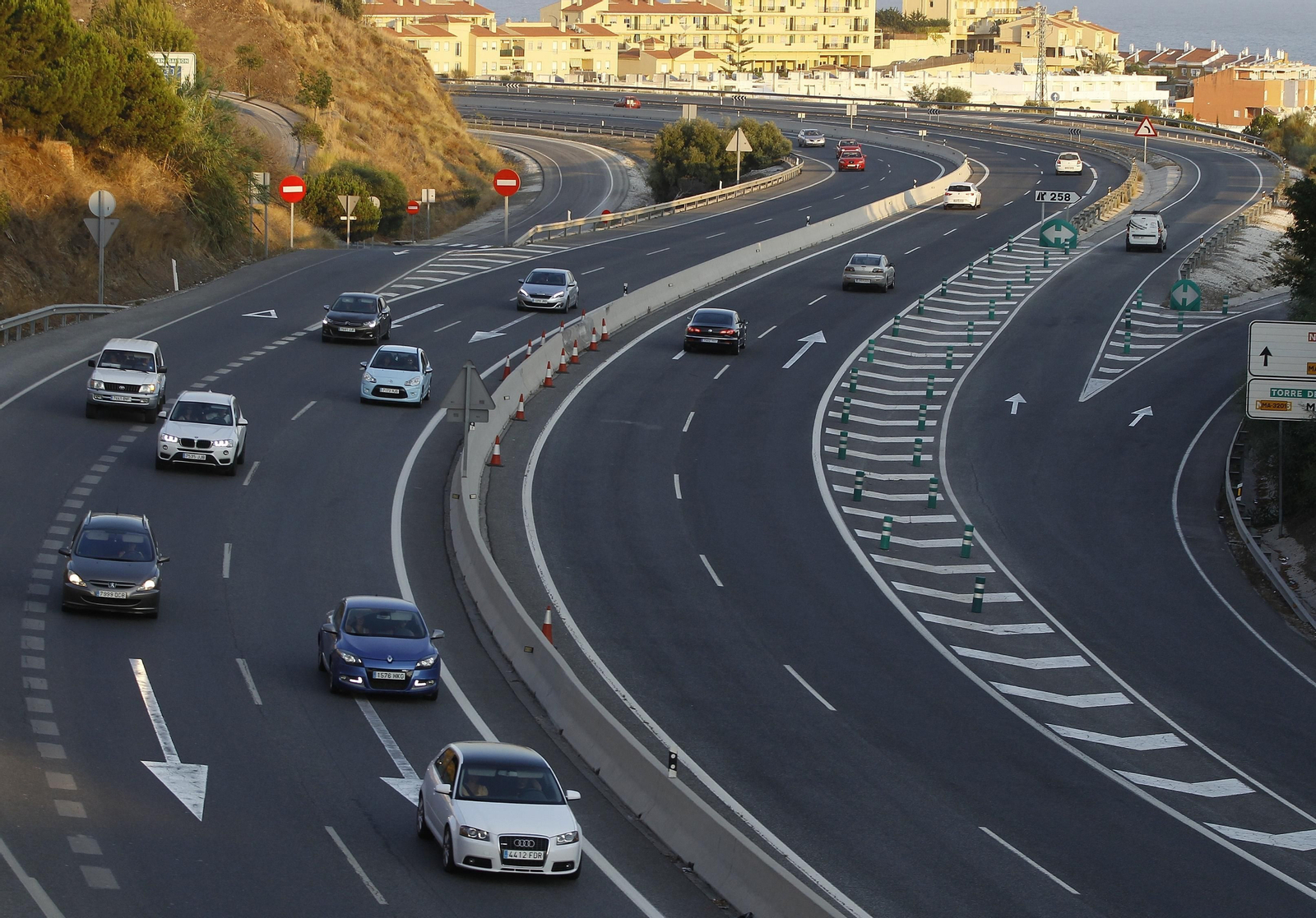 Vista de la autovía del Mediterráneo A-7.