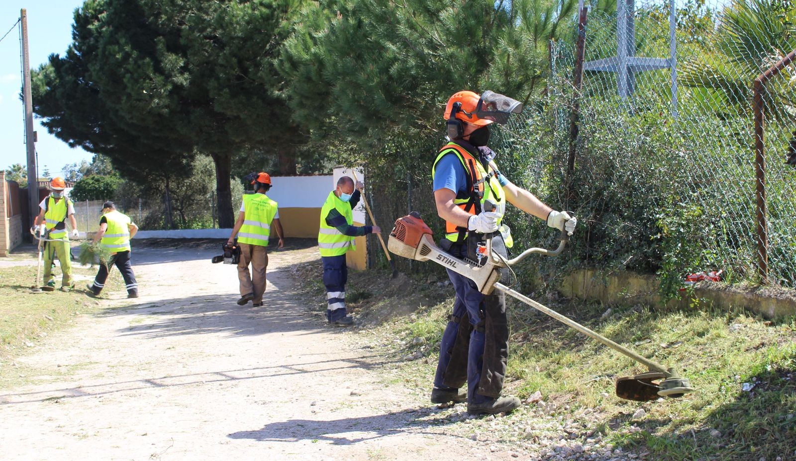 Trabajos que se han venido desarrollando desde hace semanas en la localidad.