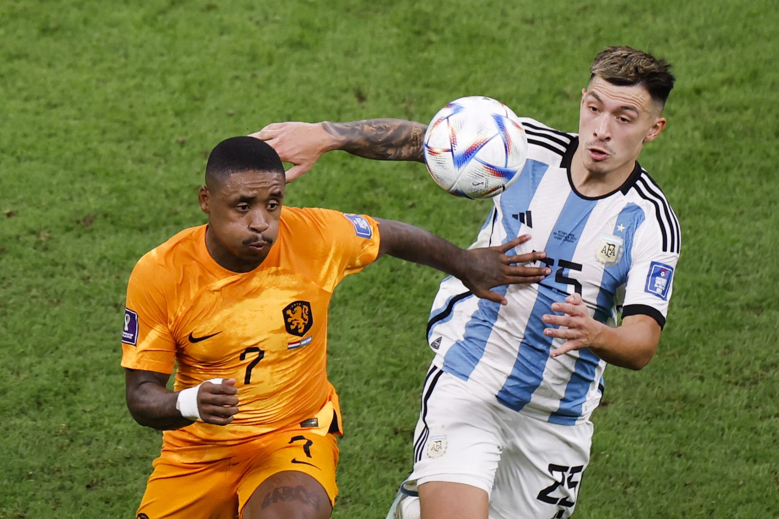 Las imágenes del Países Bajos - Argentina en los cuartos de final del Mundial de Qatar