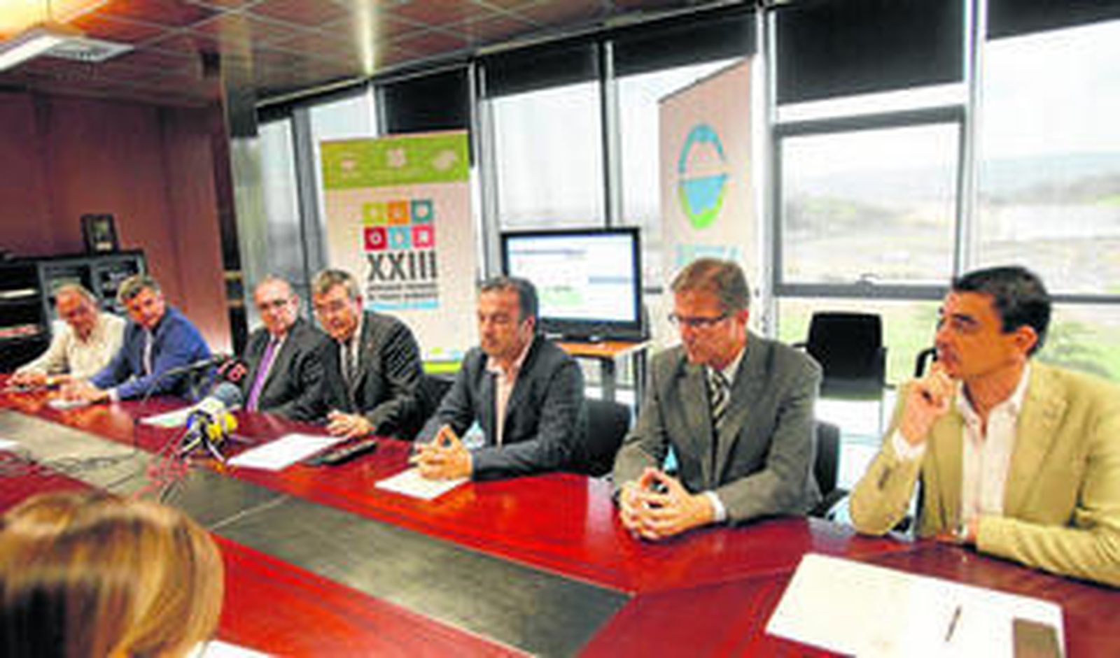 Imagen de la presentación de las jornadas, ayer en la sede de Arcgisa en Guadacorte.