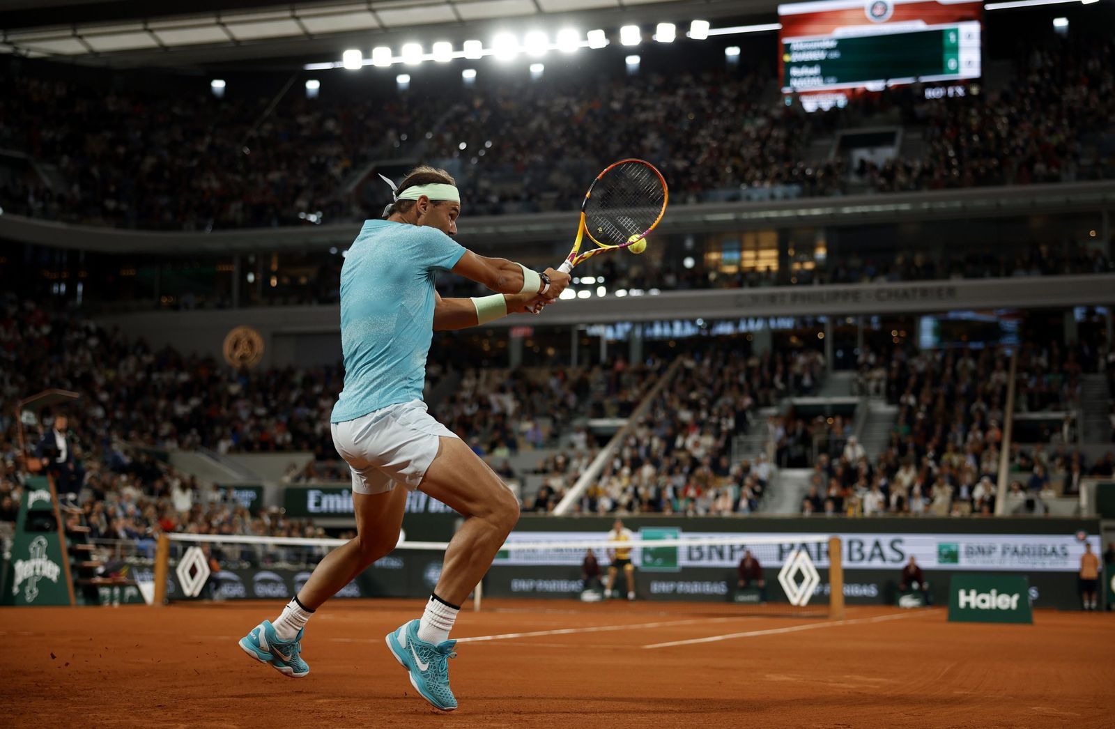 Las fotos del adiós de Nadal en Roland Garros