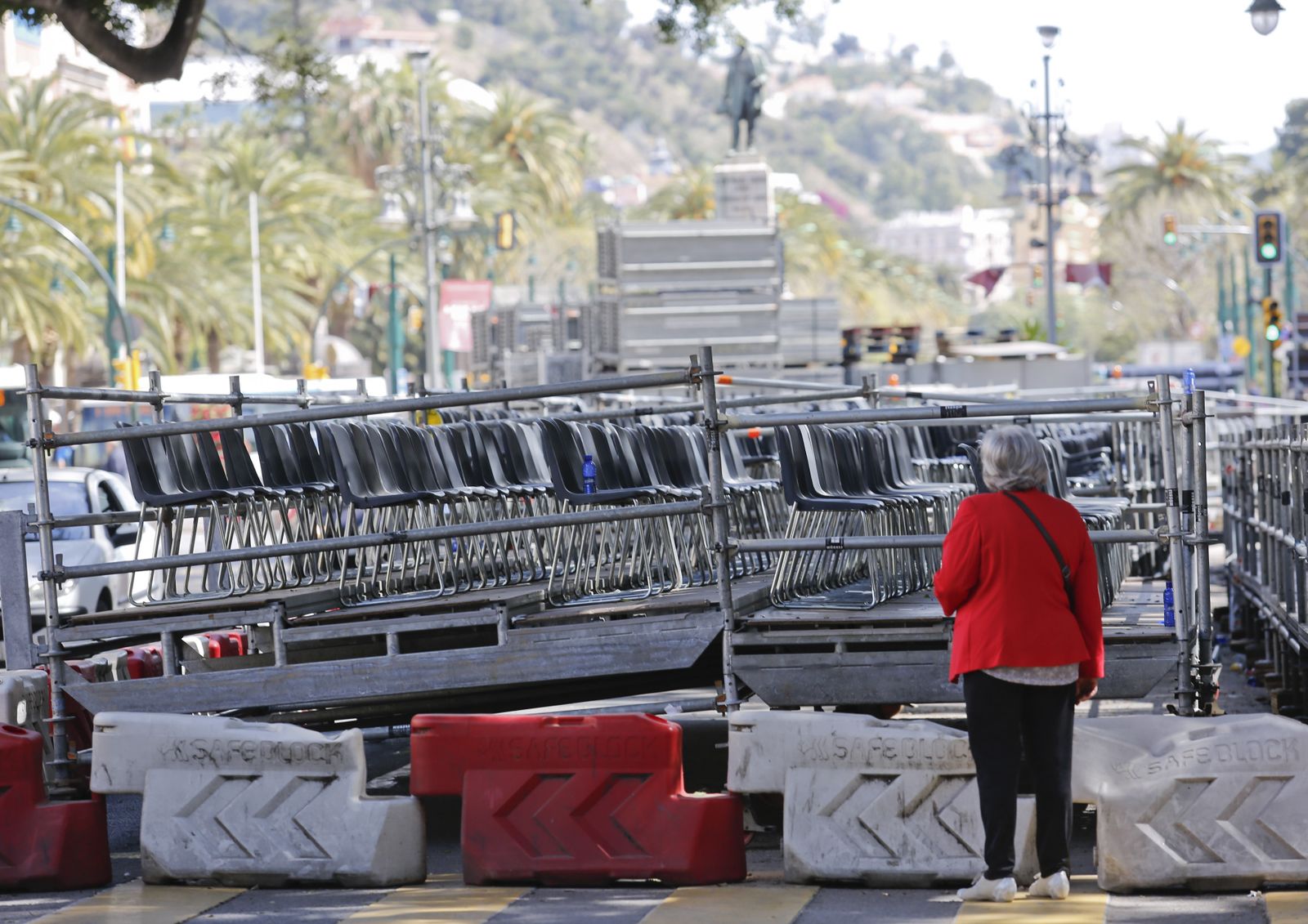 Sillas en la Alameda.