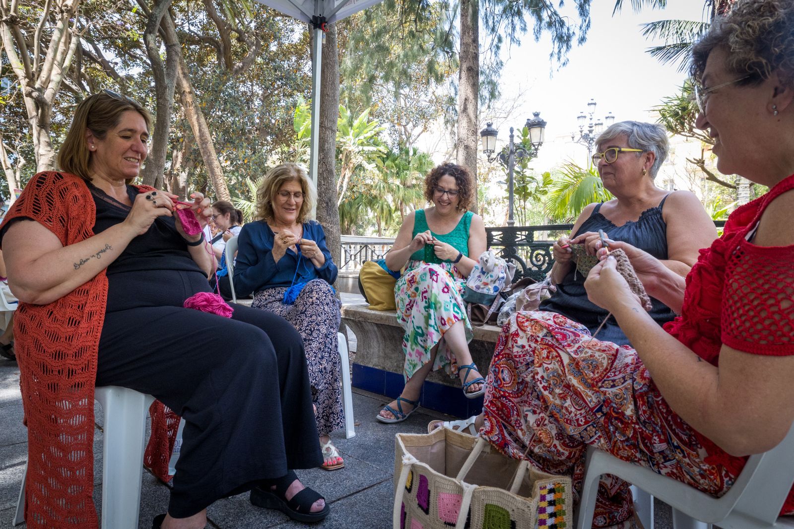 La Plaza de Mina teje