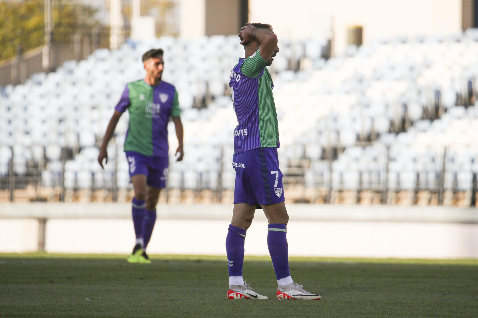 El Málaga CF-Real Madrid Castilla, en fotos