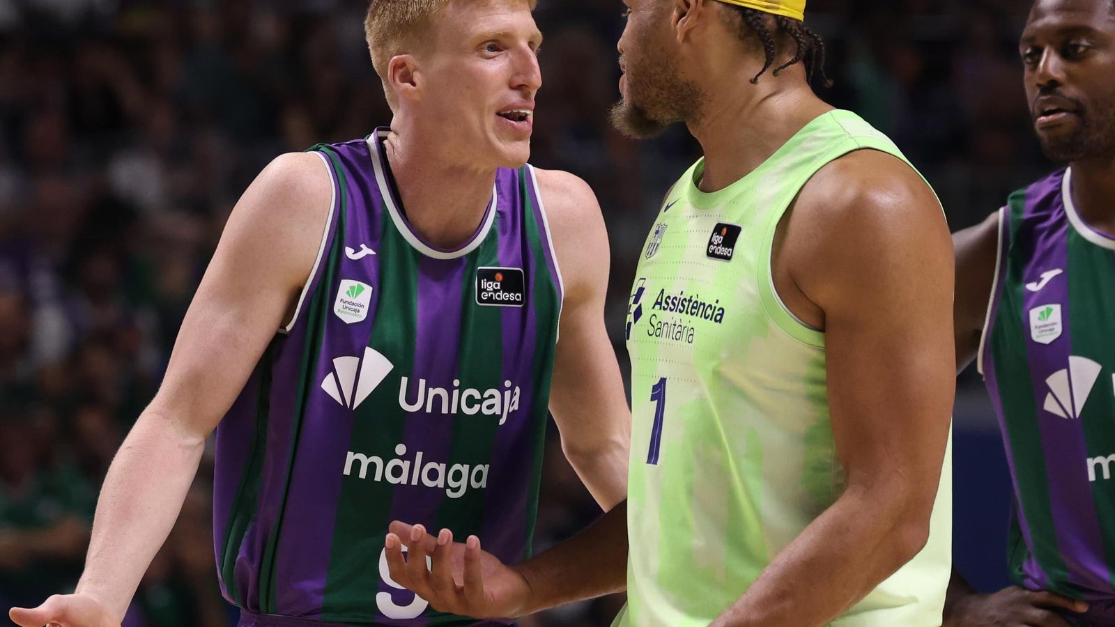 Las fotos del Unicaja-Barcelona, primer partido del play off de la Liga Endesa
