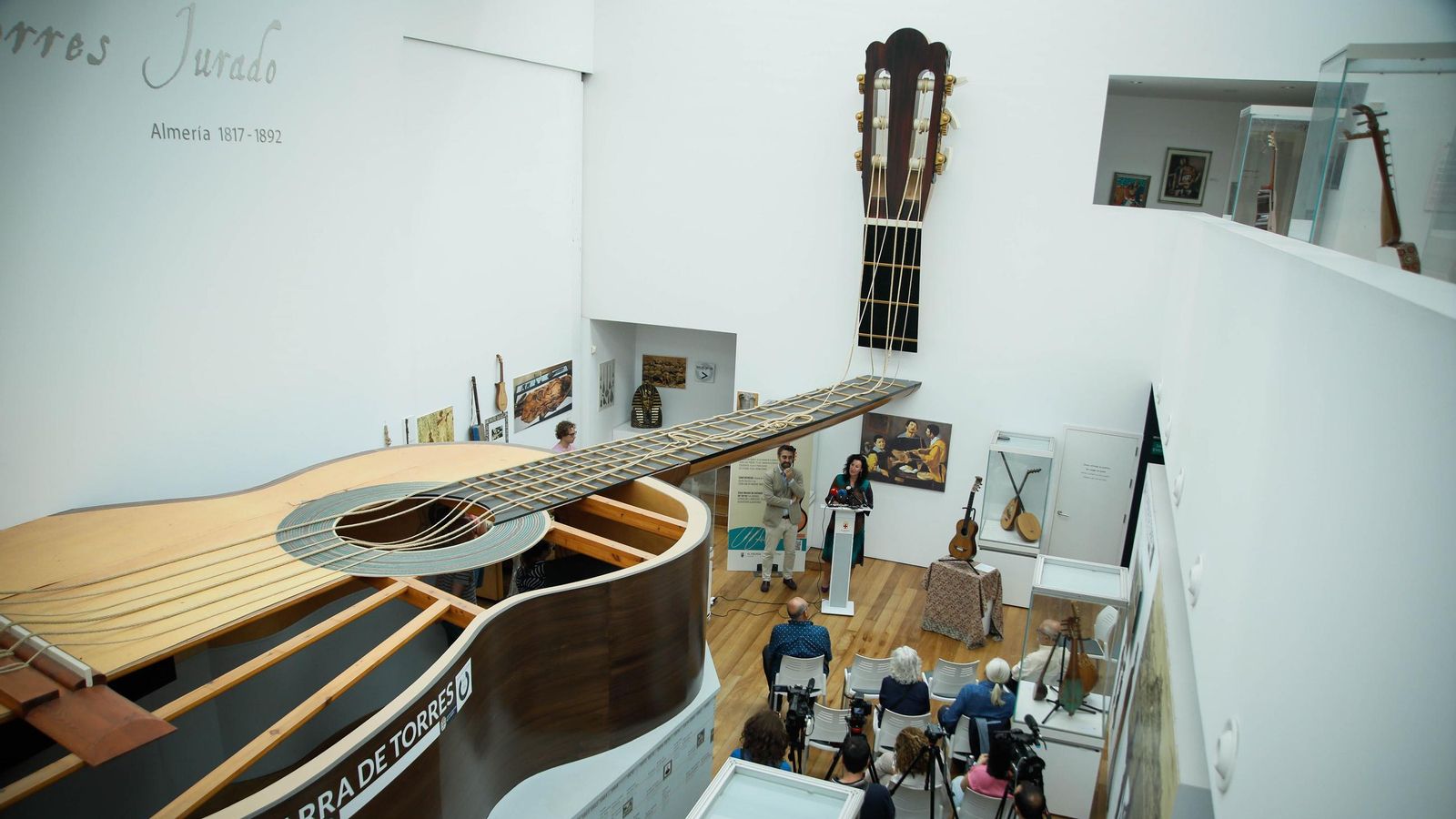Una de las presentaciones en el Museo de la Guitarra Una de las presentaciones en el Museo de la Guitarra