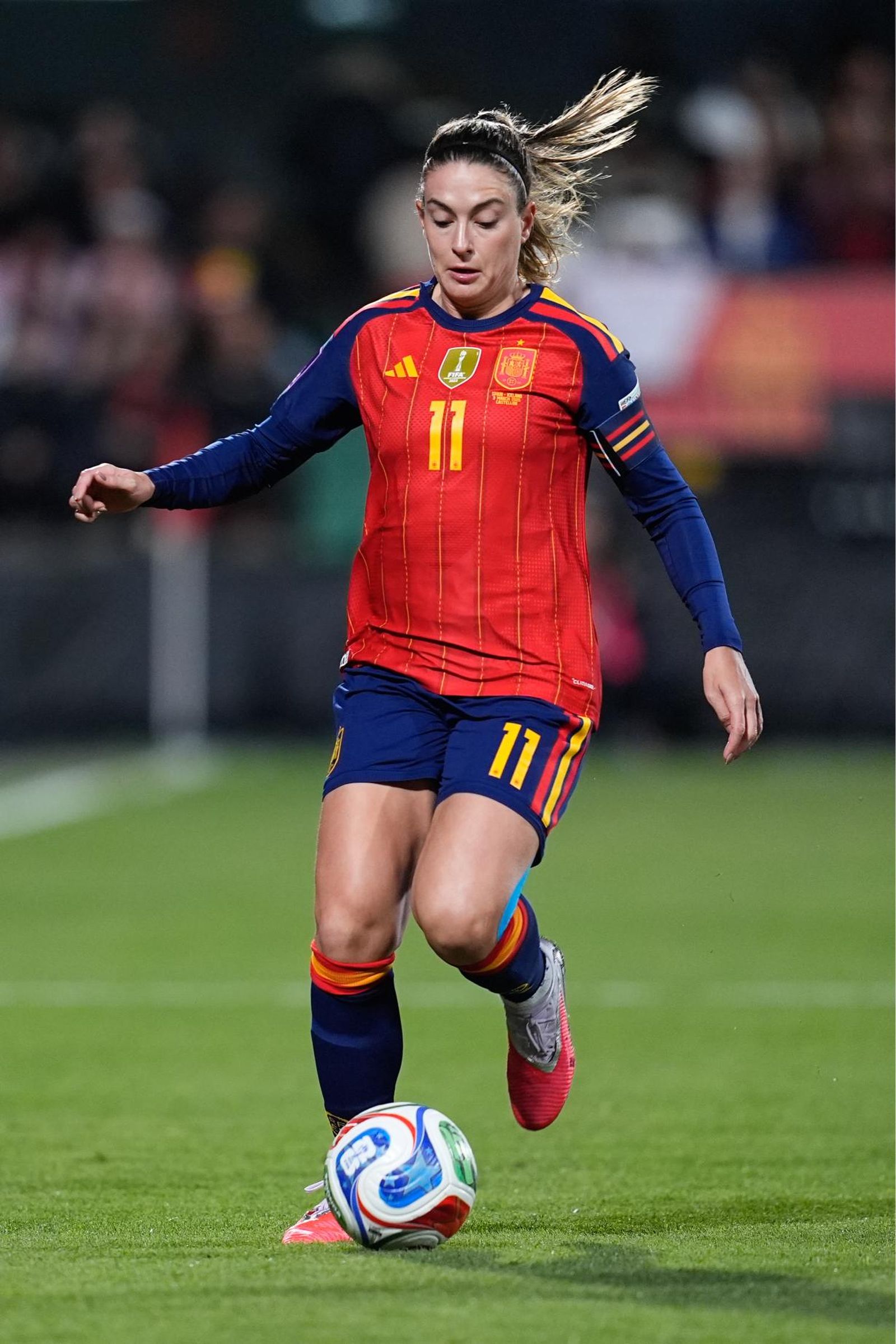 Las fotos del España-Islandia de fútbol femenino